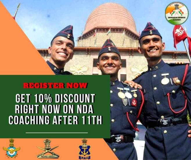 NDA coaching after 11th in Dehradun